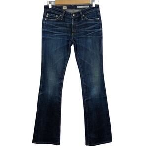 AG The Angel Boot Cut Mid Rise Medium Wash Jeans